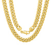 Yellow Gold Plated 6 mm Miami Cuban Link Chain ( 16-30 Inch )