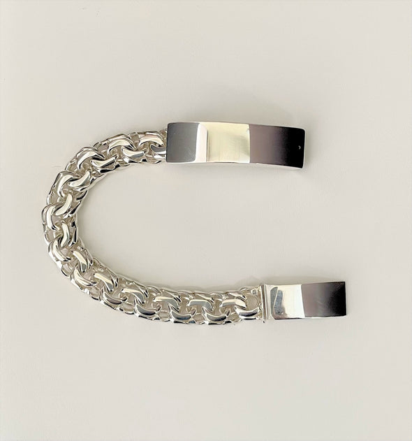 Sterling Silver Chino Link ID Bracelets
