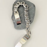 Sterling Silver Chino Link ID Bracelets