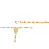 Gold or Platinum Plated Guadalupe Bead Rosary Bracelet
