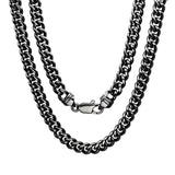 Yellow Rose Gold Rhodium Plated Miami Cuban Link Chain 6mm ( 16-30" )