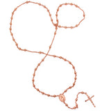 Gold Plated Rosary Necklace