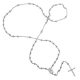 Gold Plated Rosary Necklace