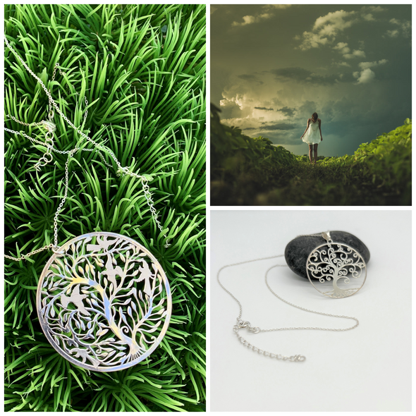Sterling Silver Tree of Life Necklace