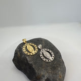 Sterling Silver Yellow Gold Plated Our Lady of Guadalupe Pendant