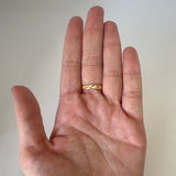Gold Plated Silver Sacred Heart, Holy Face, and Our Lady of Guadalupe Ring