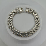 925 Sterling Silver Cuban Link Bracelet (8.5-8.75inch)