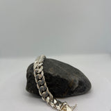 925 Sterling Silver Cuban Link Bracelet (8.5-8.75inch)