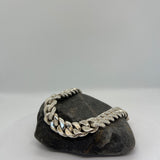 925 Sterling Silver Cuban Link Bracelet (8.5-8.75inch)