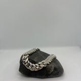 Sterling Silver 13 mm Cuban Link ID Bracelet (8.5-8.75 Inch)