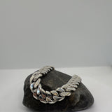 Sterling Silver Cuban Link Bracelet (9 Inch)