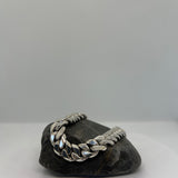 Sterling Silver 15 mm Cuban Link ID Bracelet (8 & 9 Inch)