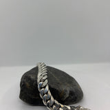 Sterling Silver Cuban Link Bracelet (9 Inch)