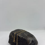 Yellow Gold Plated Silver Box Chain 1mm (16"-30")