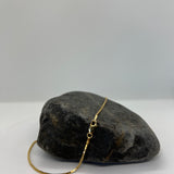 Sterling Silver Yellow Gold Plated Box Chain 1.5mm (16"-30")