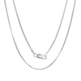 Sterling Silver Box Chains from 1mm-2mm (16"-30")