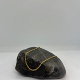 Sterling Silver Yellow Gold Plated Singapore Chain 2mm (16-24 Inch)