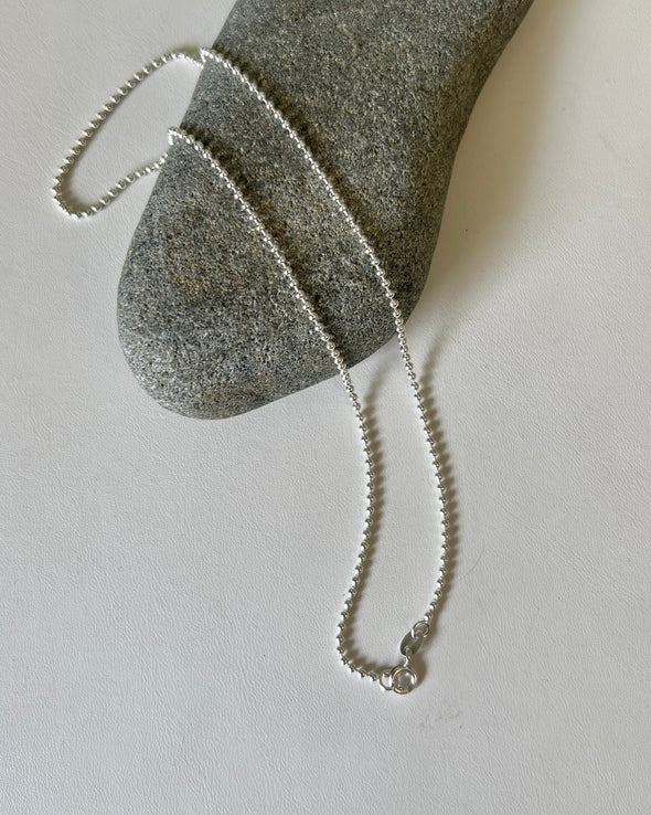 Sterling Silver 2 mm Ball Chain Necklace