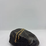 Sterling Silver Yellow Gold Plated Figaro Chain 4mm (16"-30")