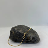 Yellow Gold Plated Silver 1.7 mm Curb Link Chain (16-24 Inch)