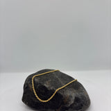 Sterling Silver Yellow Gold Plated Rope Chain 2mm (16"-30")
