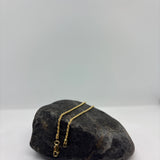Sterling Silver Yellow Gold Plated Rope Chain 2mm (16"-30")
