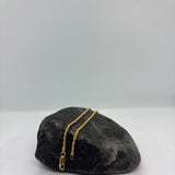 Sterling Silver Yellow Gold Plated Rope Chain 2.5mm (16"-30")