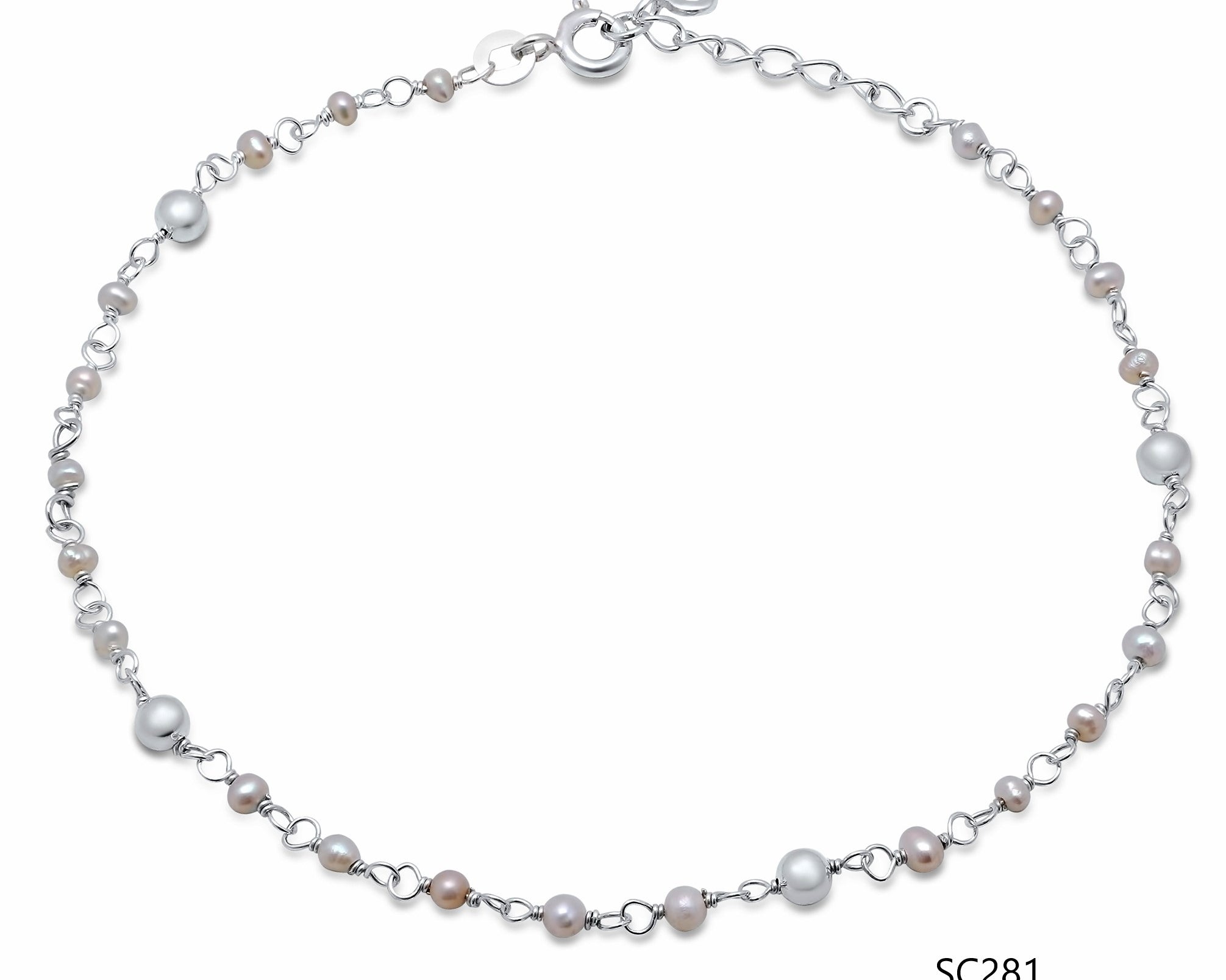 Sterling Silver Anklet Bracelets Collection