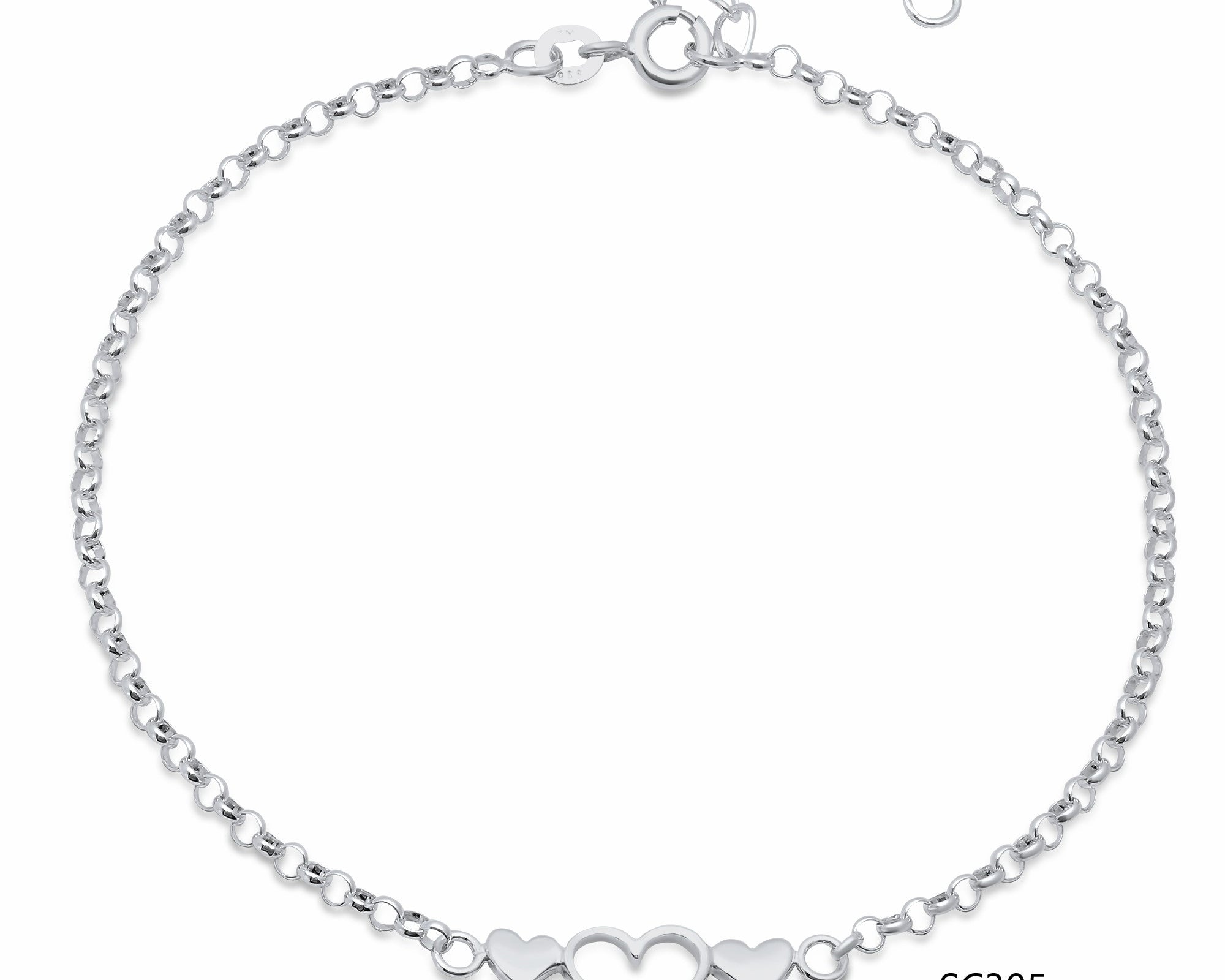 Sterling Silver Anklet Bracelets Collection