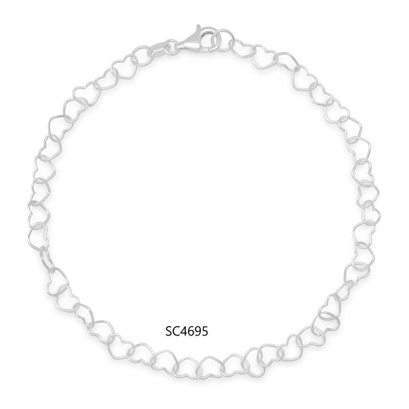 Sterling Silver Anklet Bracelets Collection