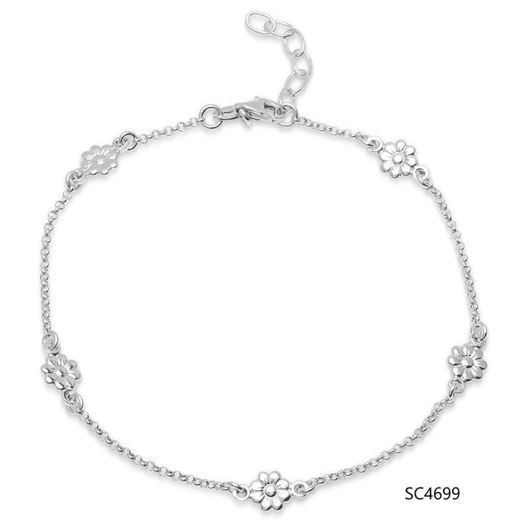 Sterling Silver Anklet Bracelets Collection