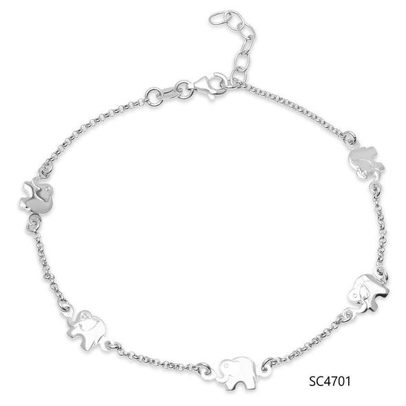 Sterling Silver Anklet Bracelets Collection