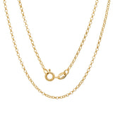Sterling Silver 1.5 mm Rolo Chain ( 16-20 Inch)