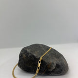 Sterling Silver Yellow Gold Plated Cuban Link Chain 2.8mm (18"-30")