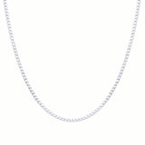 Sterling Silver Yellow Gold Plated Cuban Link Chain 2.8mm (18"-30")