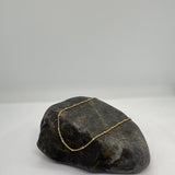 Sterling Silver Rhodium Plated Rosary Bead Chain 1.5mm (16-24 Inch)