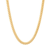Sterling Silver Yellow Gold Plated 160 Miami Cuban Link Chain 5mm (18"-30")