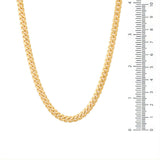 Sterling Silver Yellow Gold Plated 160 Miami Cuban Link Chain 5mm (18"-30")