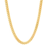 Sterling Silver Yellow Gold Plated 180 Miami Cuban Link 6mm (18"-30")