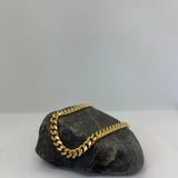 Sterling Silver Yellow Gold Plated 210 Miami Cuban Link 7mm (18"-30")