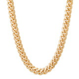 Sterling Silver Yellow Gold Plated 250 Miami Cuban Link 9mm (18"-30")