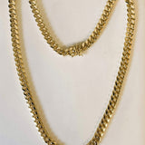 Sterling Silver Yellow Gold Plated 250 Miami Cuban Link 9mm (18"-30")