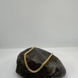 Gold Plated Sterling Silver Rounded Box Chain (3.3mm)