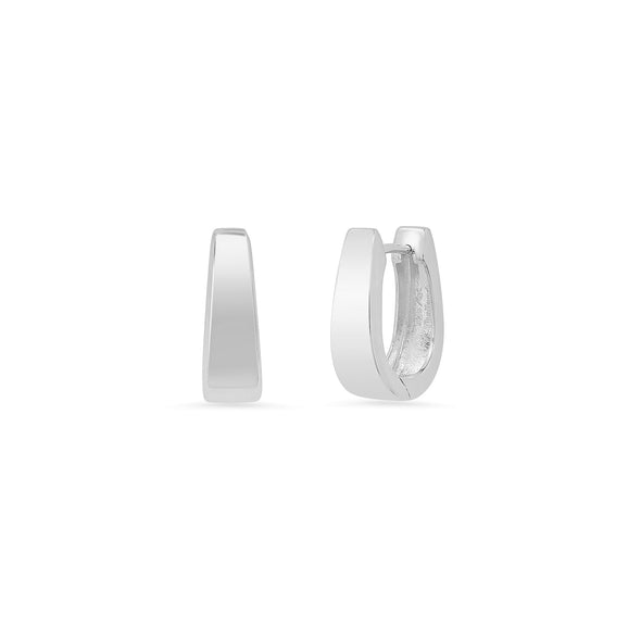 Sterling Silver Huggie Hoop Earrings