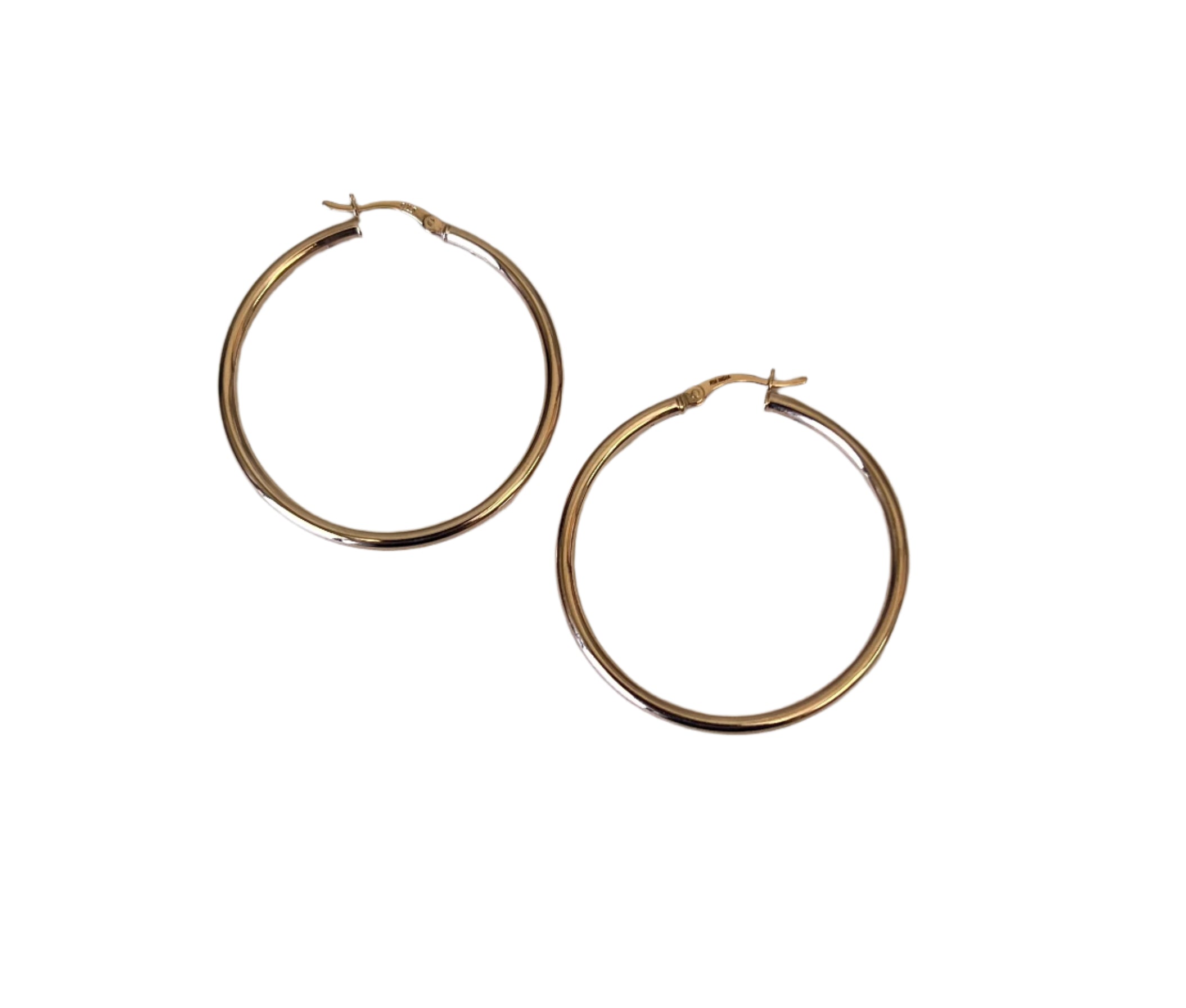 Sterling Silver 1.5 Inch Hoop Earring