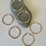 Sterling Silver 1.5 Inch Hoop Earring