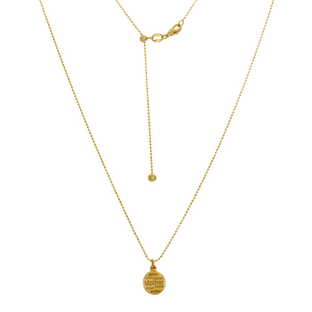Sterling Silver Mother Necklace (22")