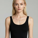 Gold Plated Silver Mother of Pearl Cross Necklace