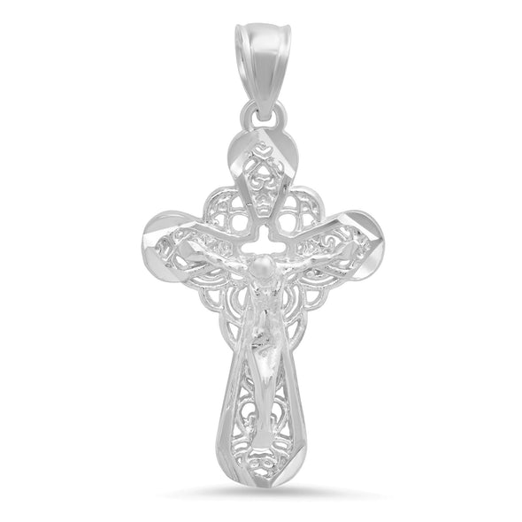 Sterling Silver Crucifix Pendant Collection