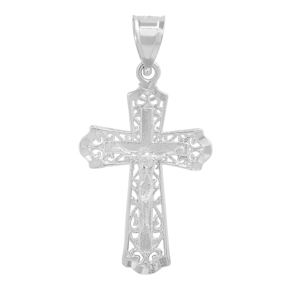 Sterling Silver Crucifix Pendant Collection